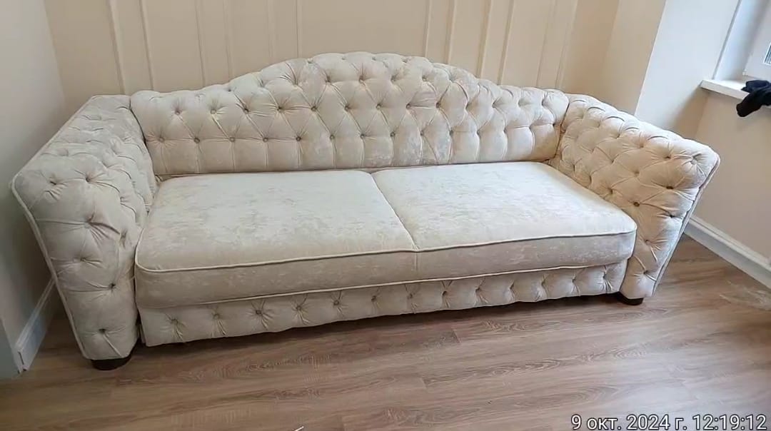 Замена обивки дивана на дому. Армянск