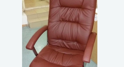 Обтяжка офисного кресла. Армянск